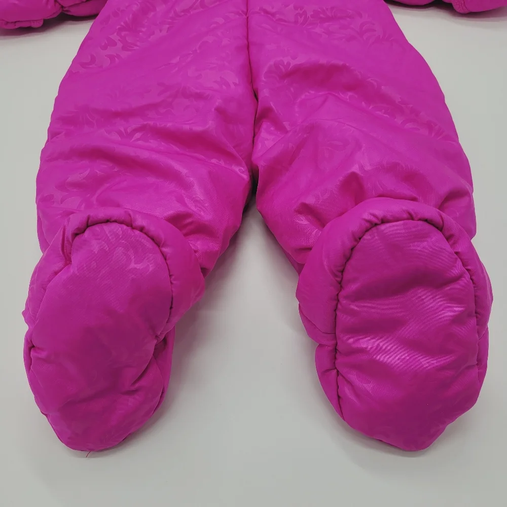 1881 S. Rothschild Snowsuit Pram Suit One Piece Magenta Pink Outerwear 3-6mo NEW